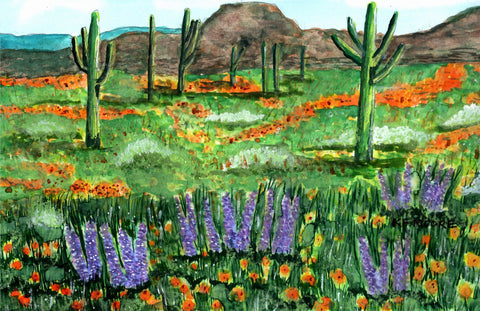 Kenneth Frank Moore - "Sonoran Desert Blooms"