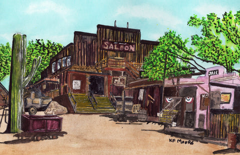 Kenneth Frank Moore - "Goldfield Ghost Town"