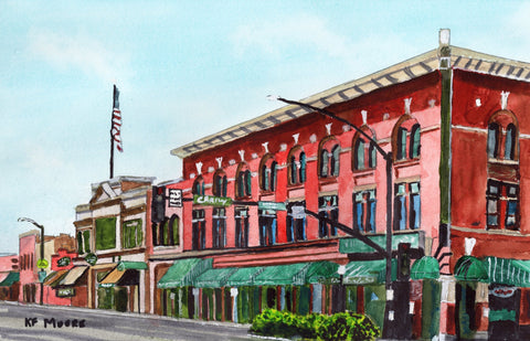 Kenneth Frank Moore - "Wiskey Row"