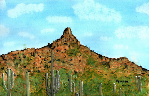 Kenneth Frank Moore - "Who Has Climbed Pinnacle Peak"
