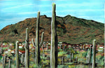 Kenneth Frank Moore - "Black Mountain and Cacti"