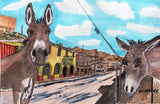 Kenneth Frank Moore - "Donkeys of Oatman Arizona"