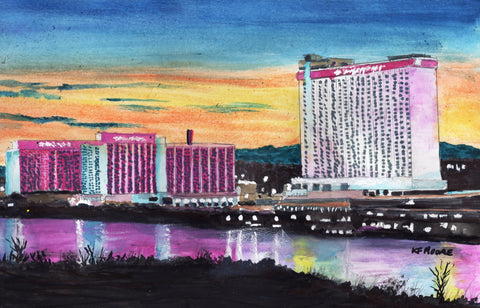 Kenneth Frank Moore - "Shimmering Lights On The Colorado River"