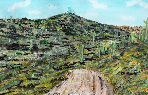 Kenneth Frank Moore - "White Tank Mountains Barry Goldwater Peak"