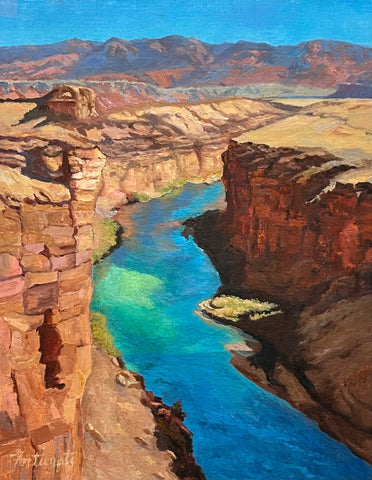 Marian Beach Fortunati - "River Of Life - Navajo Bridge"