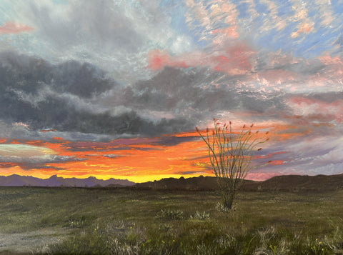 Bethany Stephan - "Ocotillo's Serenade at Sunset"