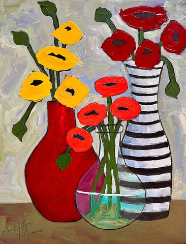 Leslie McCarron - "Red with Stripes"