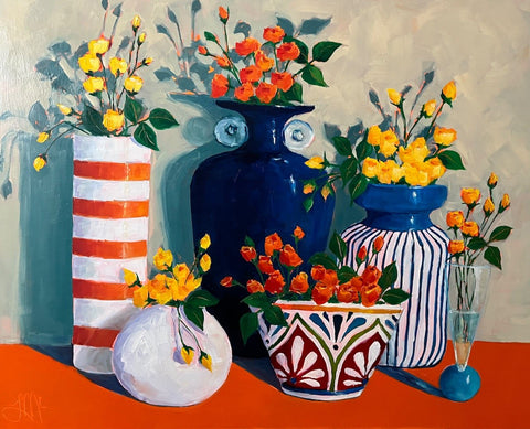 Leslie McCarron - "For Lovers of Orange & Yellow"