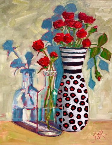 Leslie McCarron - "Red Roses of Spring"