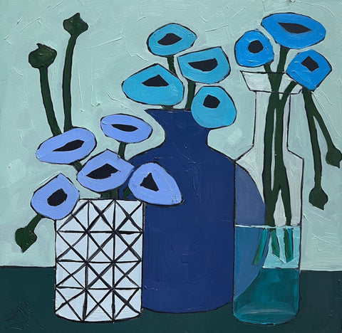 Leslie McCarron - "Blue Blooms"