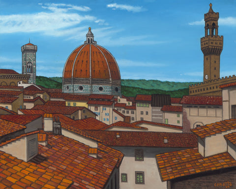 Lawrence Cenotto - "Rooftops of Florence"