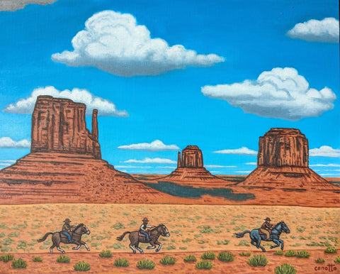Lawrence Cenotto - "Three Butte Outlaw Chase"