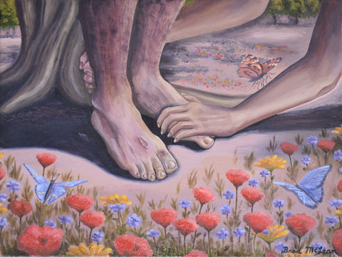 Bradley McLean - "They Clasped His Feet"