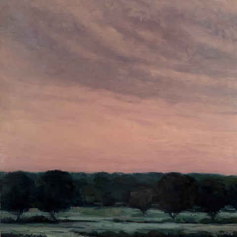 Marjorie Lindsay - "Hill Country Boundary, Magenta"