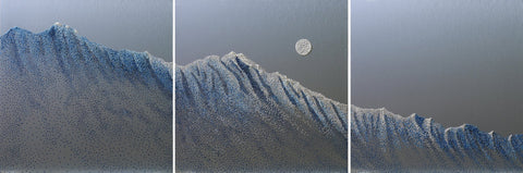 Nancy R Wise - "Land of the Snows tryptich"