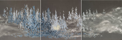 Nancy R Wise - "Ancient Mist tryptich"