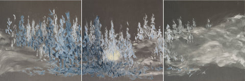 Nancy R Wise - "Ancient Mist tryptich"