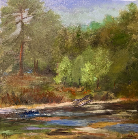 Trish Gober - "Touch of White by the Still Waters"