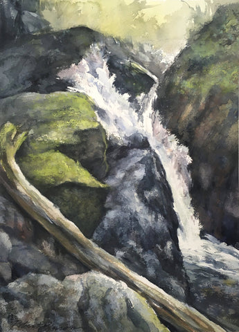 Robert Benson - ""Adobe Canyon Falls""