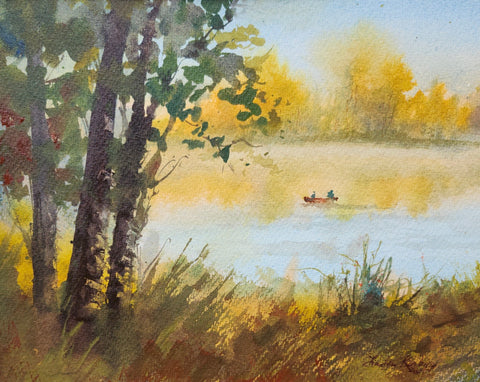 Linden Kirby - "Fall at the Lake"
