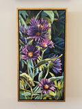 Paula Vento - "Asters in Velvet, framed"