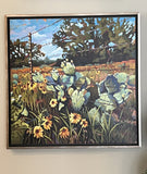 Paula Vento - "Barbed Cactus, framed"