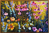 Paula Vento - "Wildflower Celebration, framed"