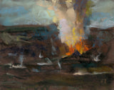 Steven Roy Hill - "Pele Roars at Kilauea Volcano"