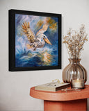 Jenn Royster - "A Pelican’s Trust Within the Roaring Blue"