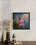 Jenn Royster - "Roseate Spoonbill: Wings of Tender Radiance"