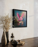 Jenn Royster - "Roseate Spoonbill: Wings of Tender Radiance"