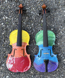 Katherine Faubion - "ROY & GBIV, two 4/4 violins"