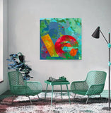 kent gordon - "A91)  LOVE WITH LEAVES"