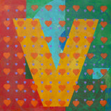 kent gordon - "A12) LOVE ORANGE HEARTS"