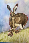 Margaret Littlejohn (Wakefield) - "Hares End: #6 and the last painting in the Hare Series"