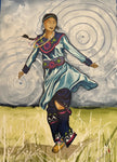 Margaret Littlejohn (Wakefield) - "Sky Dance Woman Brings Turbulence"