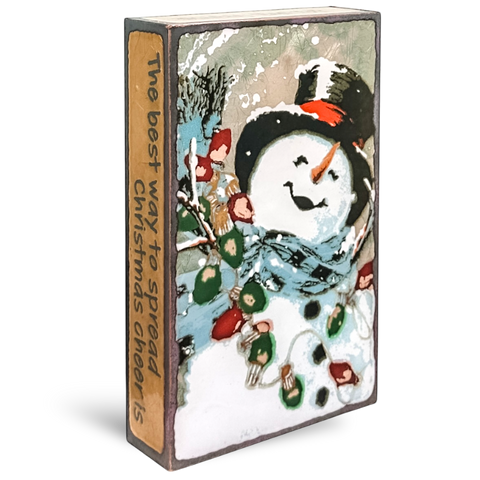 Houston Llew - Spiritiles - "  290 Frosty 2024 | Limited Edition Holiday Spiritile"