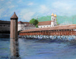 PEDESTRIAN BRIDGE - Acrylic  by artist Greg Dorosh