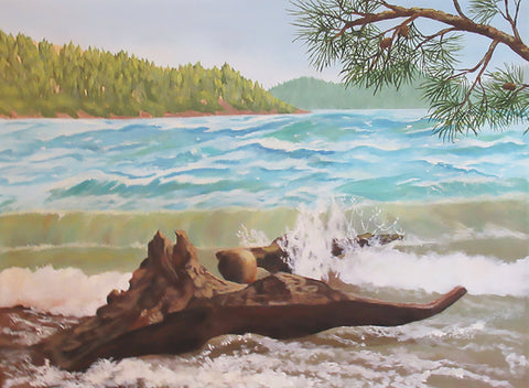 Beached - Acrylics  by artist Carol Schmauder