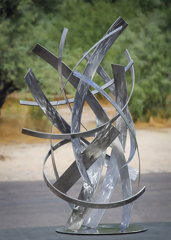 Stainless Steel Ribbon - Stainless steel  by artist Mark Carroll