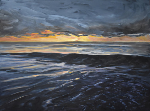 Wine Dark Sea - oil on canvas  by artist stephen estrada