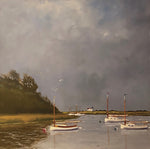 Partners In The Tide - Oil On Mounted Linen  by artist Mark Sylva