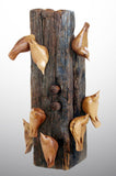 Gary P Carver - ""Nuthatches on Cabin Beam End""