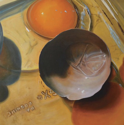 Shell We Talk - oil on canvas  by artist Kelly Ingleright-Telgenhoff