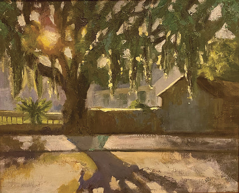 Low Country - Oil and Cold Wax  by artist carolyn block rasche