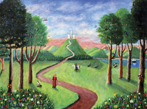 Out For A Stroll - Acrylic  by artist Gregory Dorosh