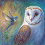 Sharing Wisdom - oil  by artist Janet Ferraro