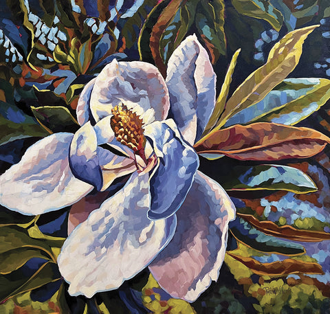 Magnolia Glory - Acrylic  by artist Paula Vento