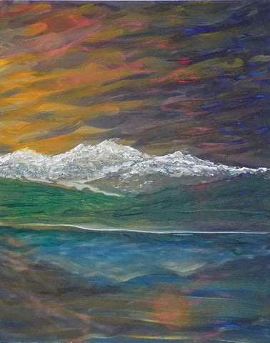 Across Alaska - Acrylic  by artist Michael Berry