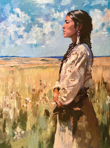 Prairie Flower - Oil  by artist Jandi Small